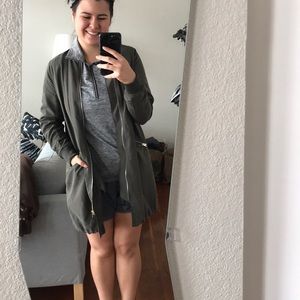 Military Green Light Jacket